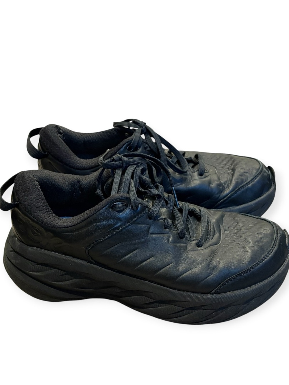 HOKA Women’s Bondi Slip Resistant Sneakers Black Size 8
